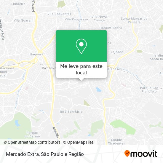 Mercado Extra mapa