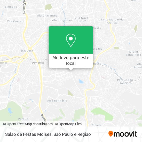 Salão de Festas Moisés mapa