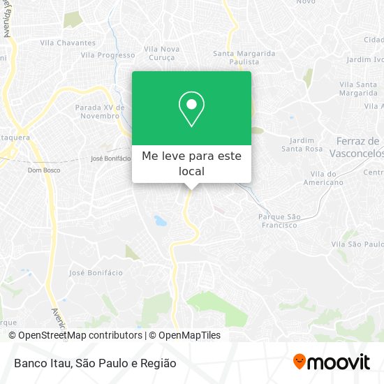 Banco Itau mapa