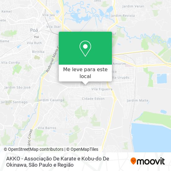 AKKO - Associação De Karate e Kobu-do De Okinawa mapa