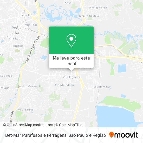Bet-Mar Parafusos e Ferragens mapa
