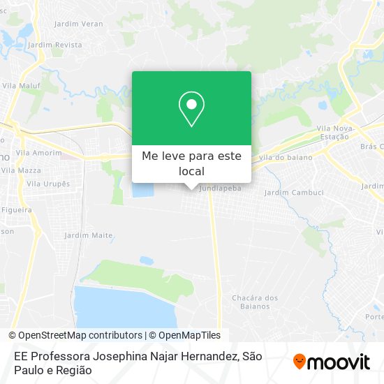 EE Professora Josephina Najar Hernandez mapa