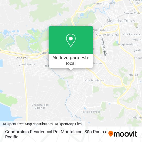 Condomínio Residencial Pq. Montalcino mapa