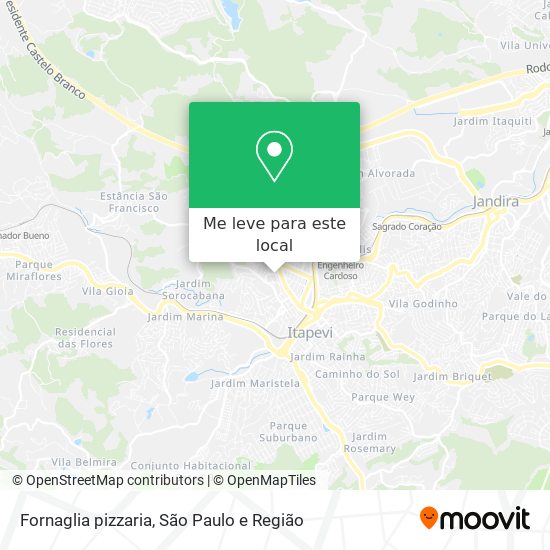 Fornaglia pizzaria mapa