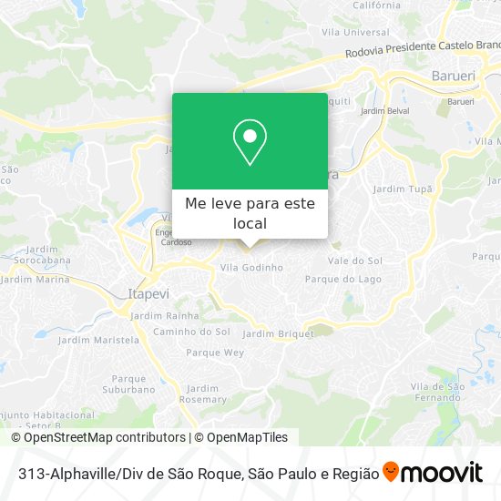 313-Alphaville / Div de São Roque mapa