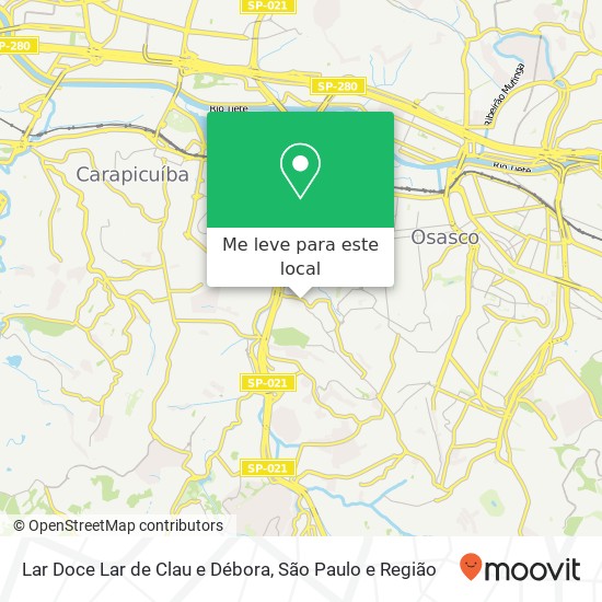 Lar Doce Lar de Clau e Débora mapa