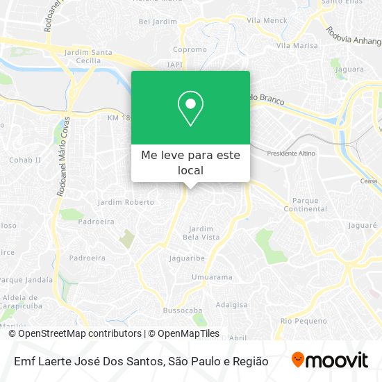 Emf Laerte José Dos Santos mapa