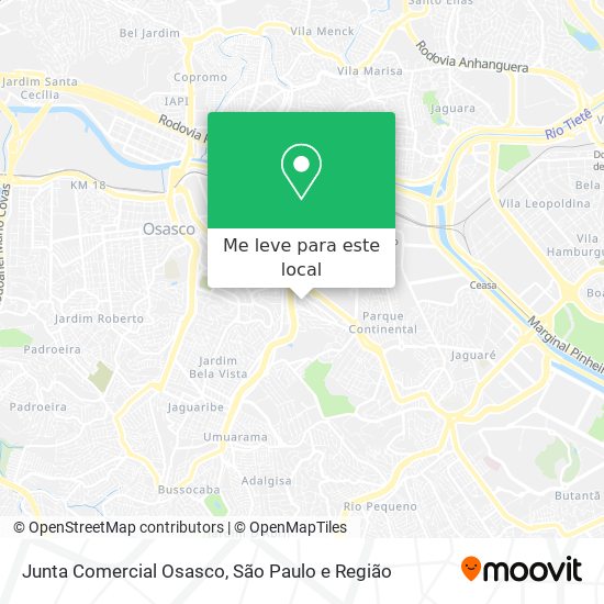 Junta Comercial Osasco mapa