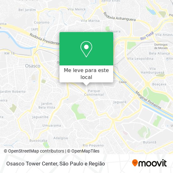 Osasco Tower Center mapa