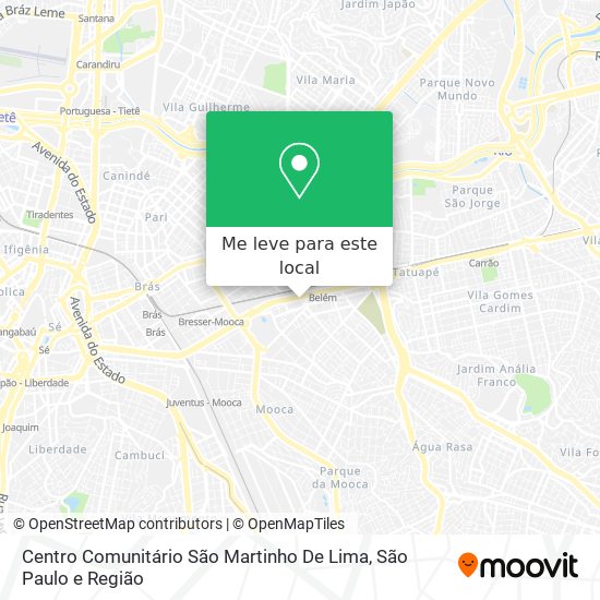 Centro Comunitário São Martinho De Lima mapa