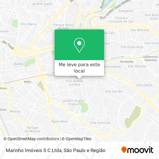 Marinho Imóveis S C Ltda mapa