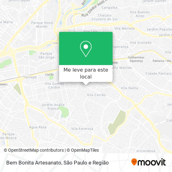 Bem Bonita Artesanato mapa