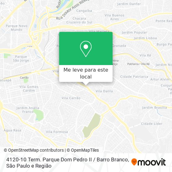 4120-10  Term. Parque Dom Pedro II / Barro Branco mapa