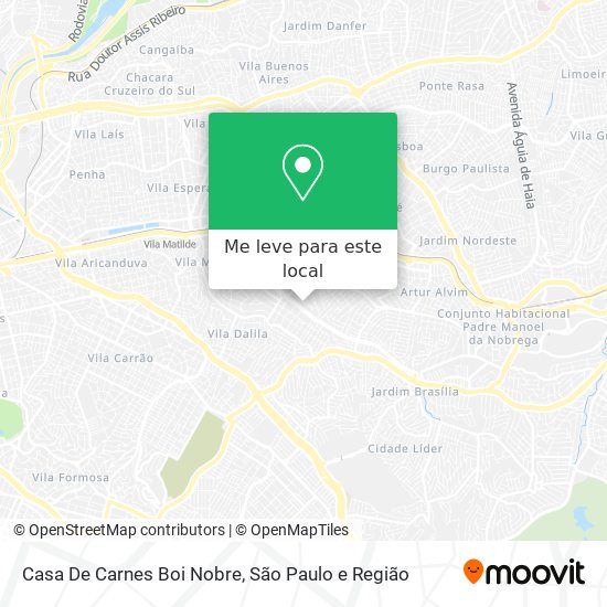 Casa De Carnes Boi Nobre mapa