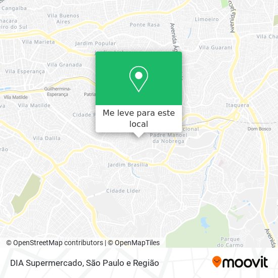 DIA Supermercado mapa