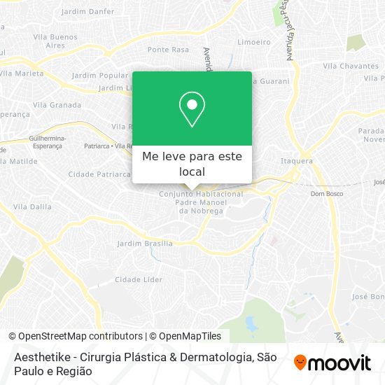 Aesthetike - Cirurgia Plástica & Dermatologia mapa