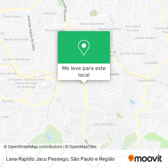 Lava-Rapido Jacu Pessego mapa