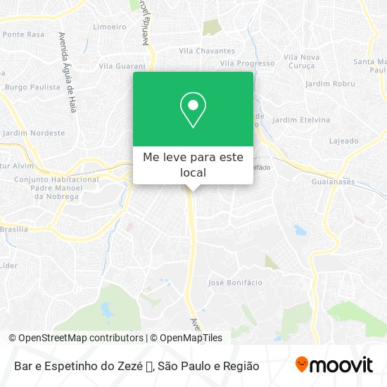 Bar e Espetinho do Zezé 🍻 mapa