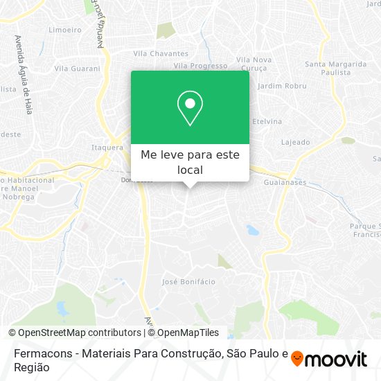Fermacons - Materiais Para Construção mapa