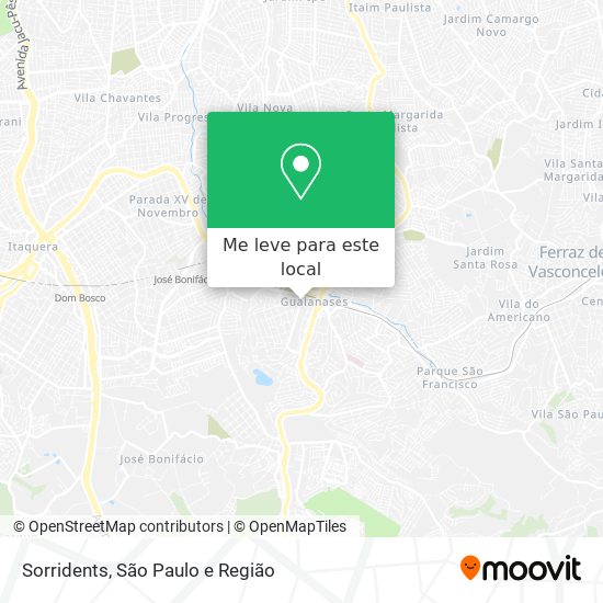 Sorridents mapa