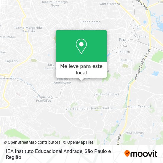 IEA Instituto Educacional Andrade mapa