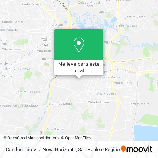 Condomínio Vila Nova Horizonte mapa