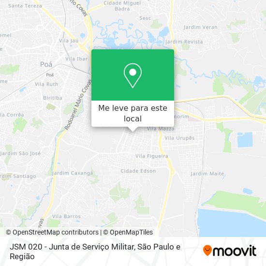 JSM 020 - Junta de Serviço Militar mapa