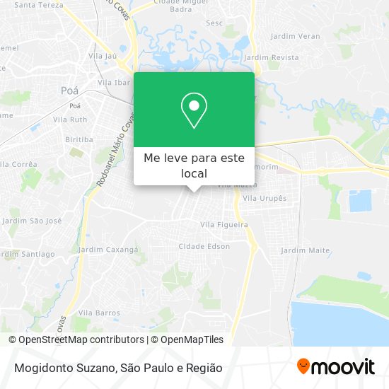 Mogidonto Suzano mapa