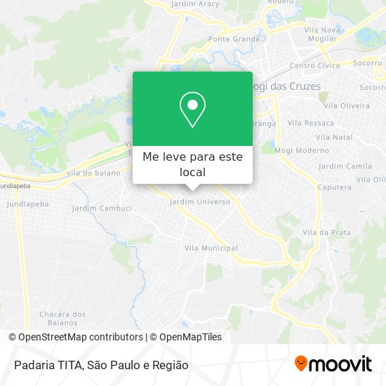 Padaria TITA mapa