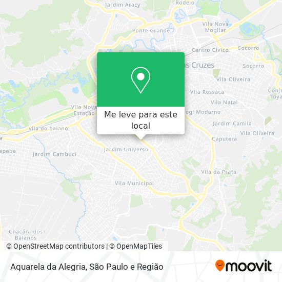 Aquarela da Alegria mapa
