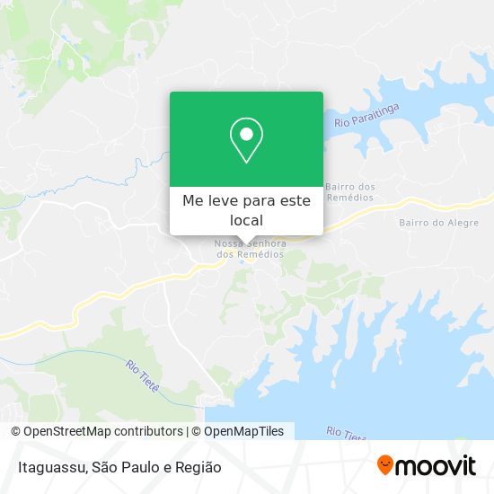 Itaguassu mapa