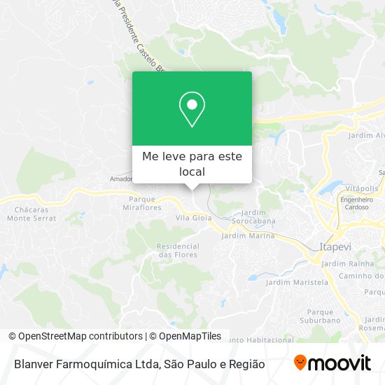 Blanver Farmoquímica Ltda mapa