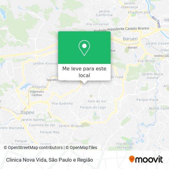 Clinica Nova Vida mapa