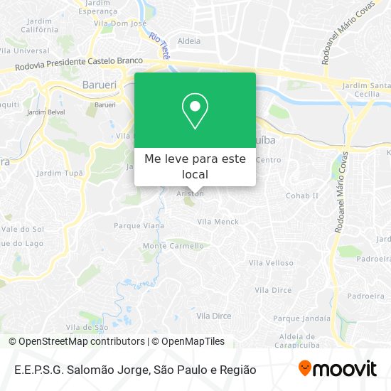 E.E.P.S.G. Salomão Jorge mapa