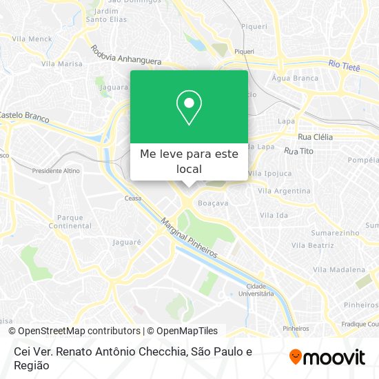 Cei Ver. Renato Antônio Checchia mapa