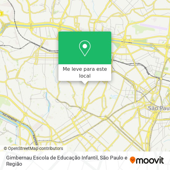 Gimbernau Escola de Educação Infantil mapa