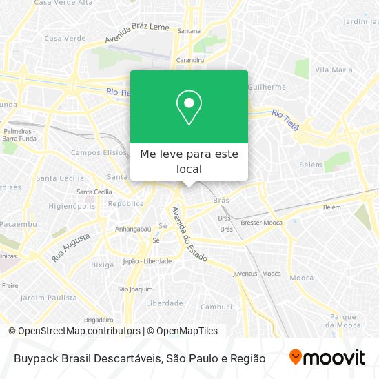 Buypack Brasil Descartáveis mapa