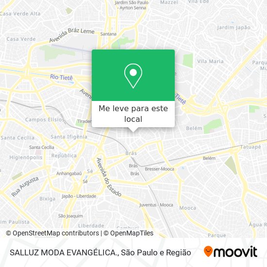 SALLUZ MODA EVANGÉLICA. mapa