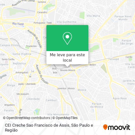 CEI Creche Sao Francisco de Assis mapa