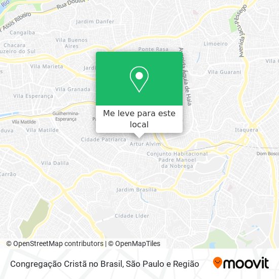 Congregação Cristã no Brasil mapa