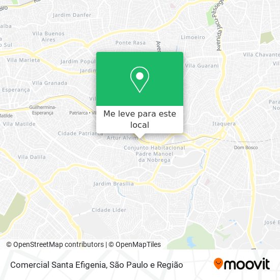 Comercial Santa Efigenia mapa