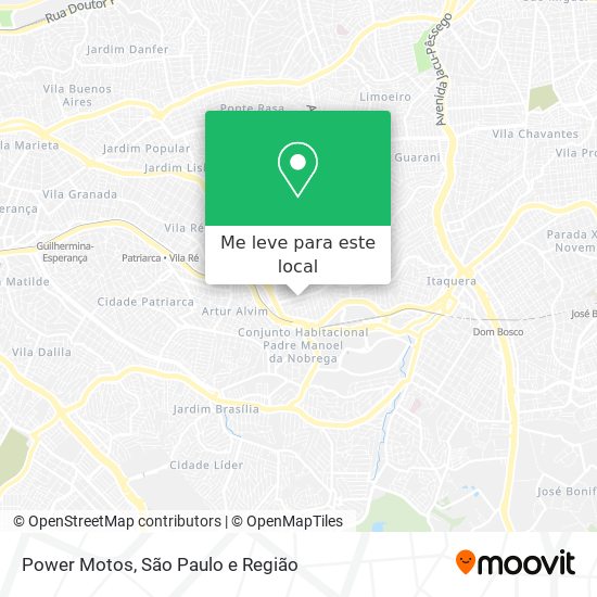 Power Motos mapa