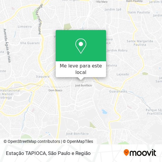 Estação TAPIOCA mapa