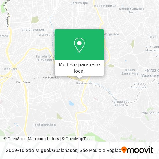 2059-10 São Miguel/Guaianases mapa
