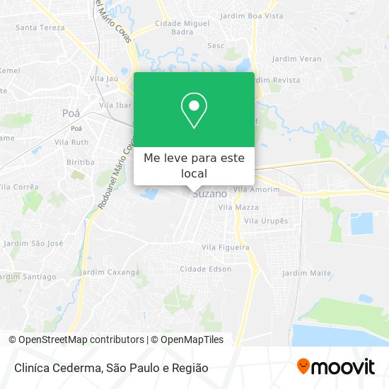 Cliníca Cederma mapa