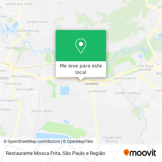 Restaurante Mosca Frita mapa