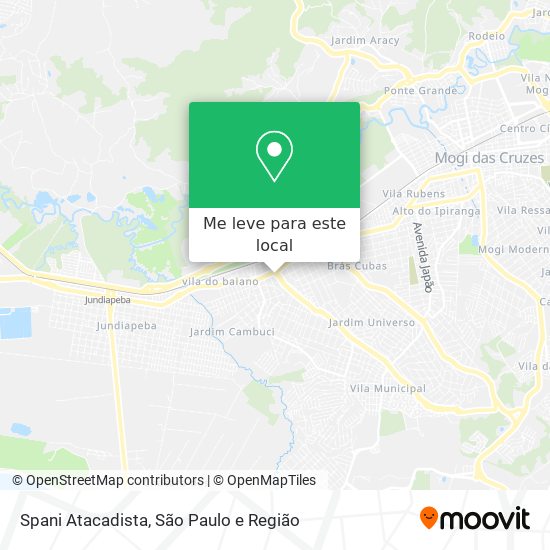 Spani Atacadista mapa