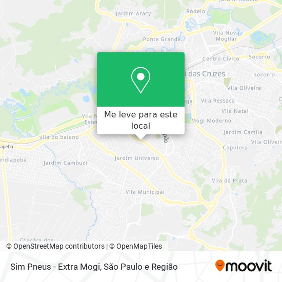 Sim Pneus - Extra Mogi mapa