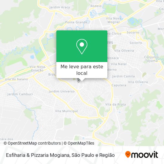 Esfiharia & Pizzaria Mogiana mapa