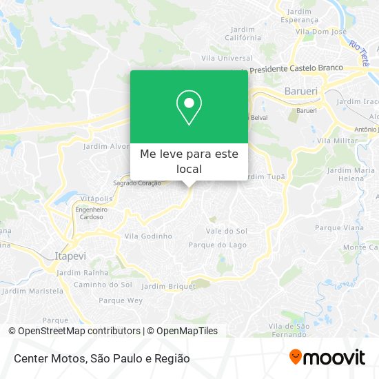 Center Motos mapa